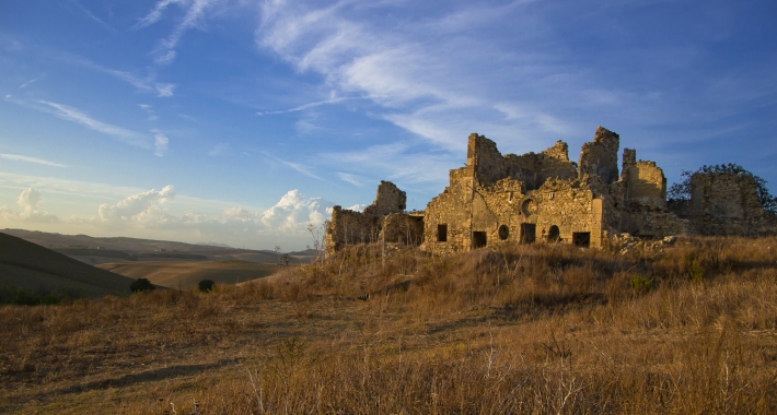 Un panorama di Tarquinia