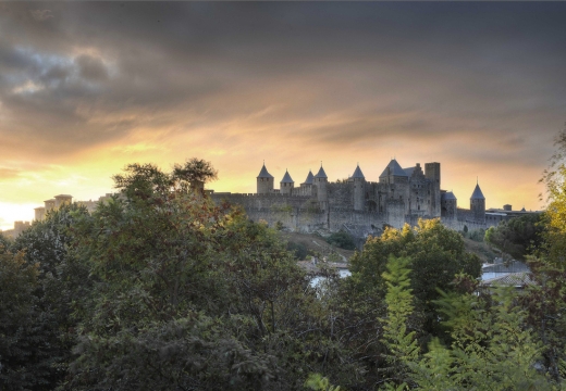 Vista panoramica di Carcassonne
